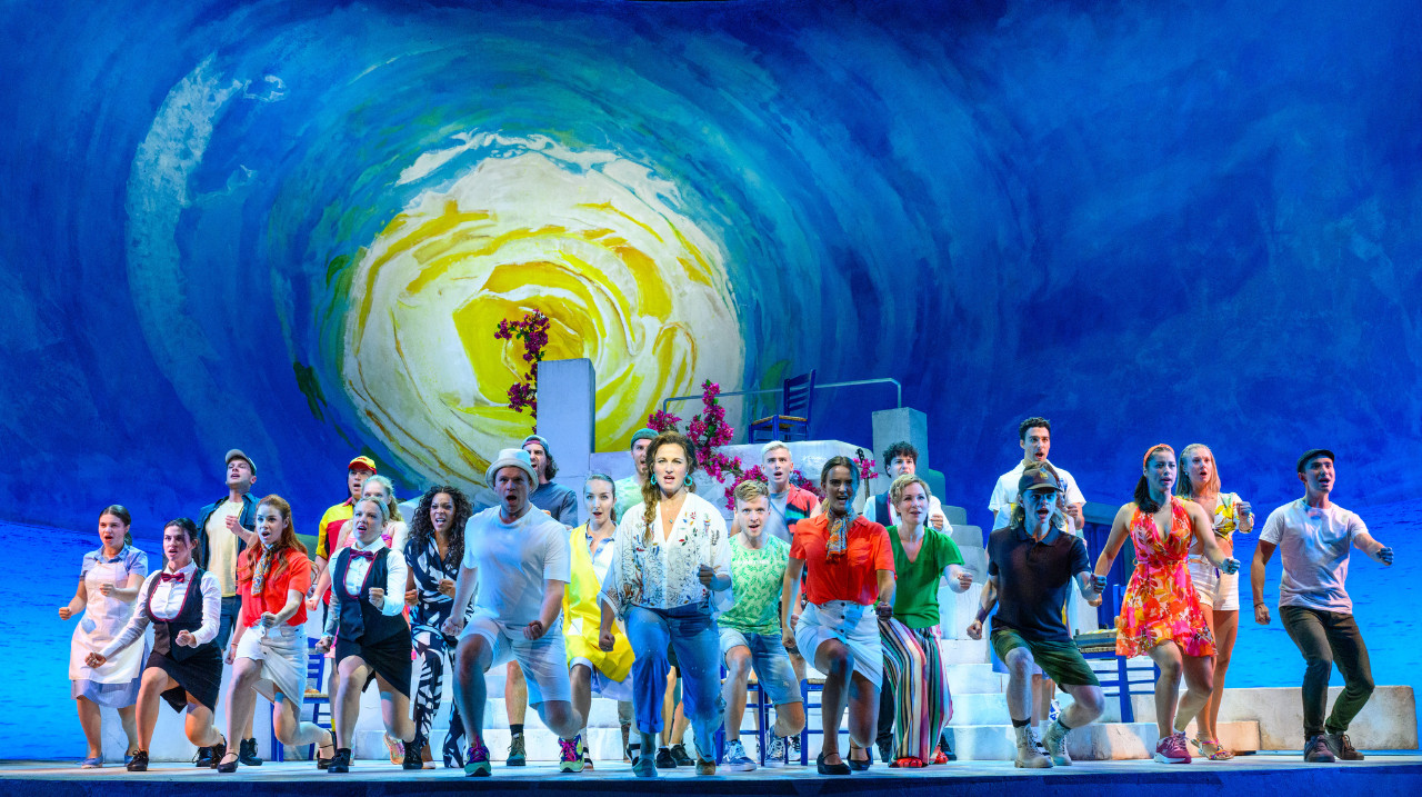 Scènefoto uit de musical Mamma Mia